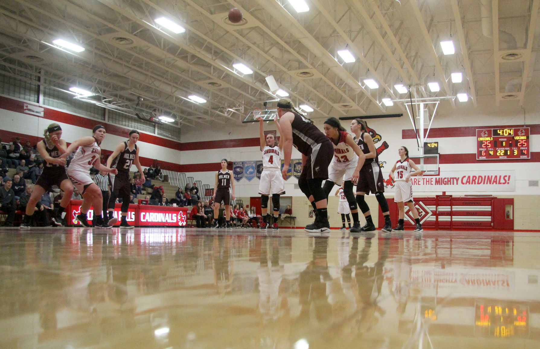 Holmen at Chi-Hi girls basketball 1-2-18